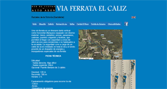 Desktop Screenshot of ferrataelcaliz.es